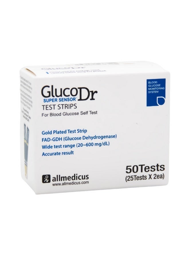 Gluco Dr FULL CARE BUNDLE: Gluco Dr Super Sensor Blood Glucose Meter + 75 Super Sensor Strips + FREE GIFT: 100 Sterile Lancets - Image 4